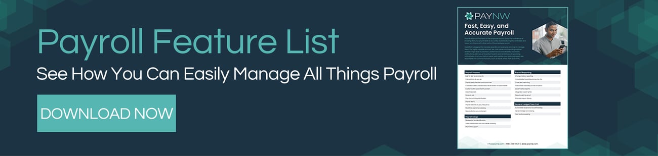 Payroll Feature List