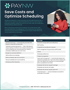 Washington State Employee Scheduling Software Features