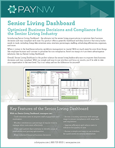 PayNW - Senior Living Dashboard