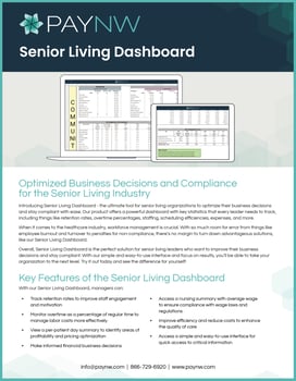 Senior Living Dashboard Overview Cover Image