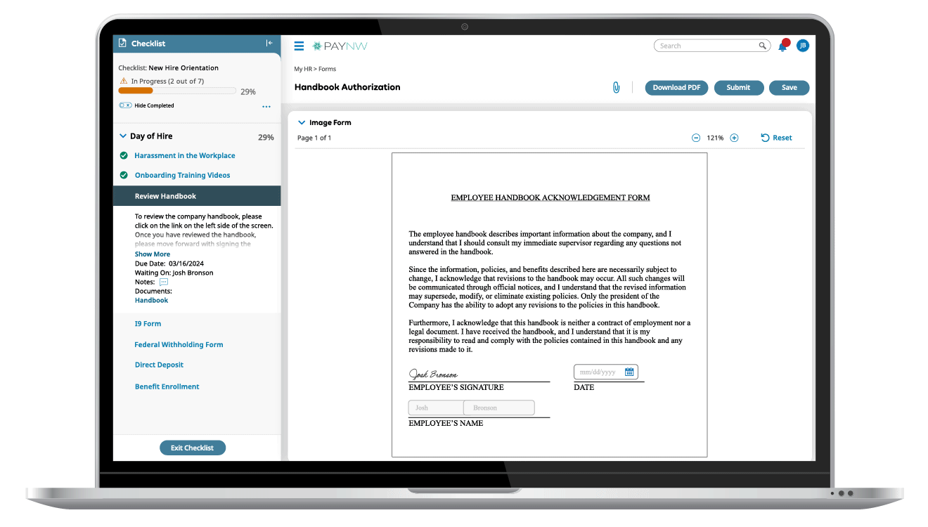 Onboarding Software Multi-Device GIF