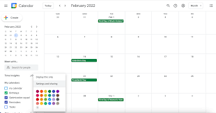google calendar