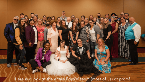 Here is a look at the entire PayNW team (most of us) at prom! (1)