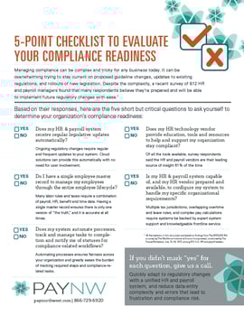 PayNW Compliance Checklist