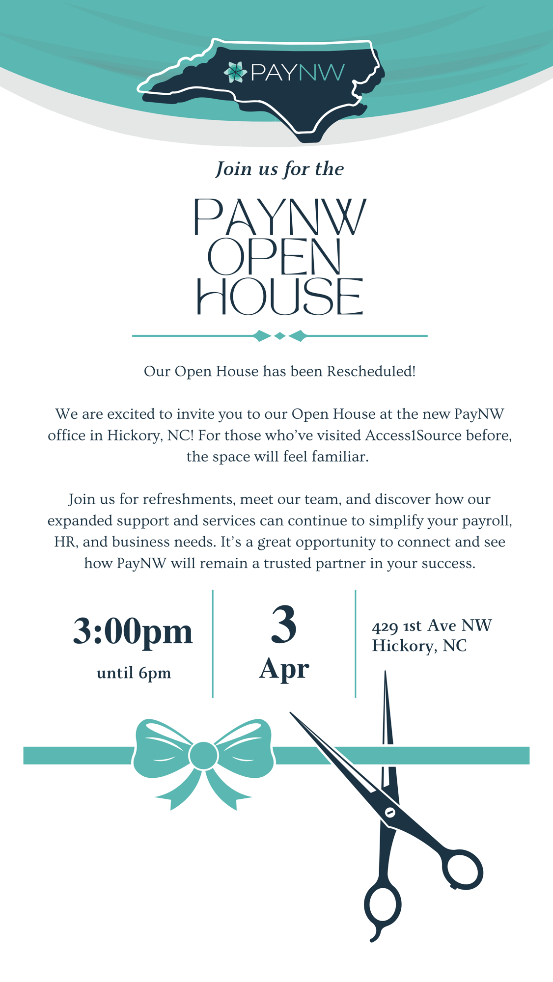 Rescheduled Open House Invites (2)