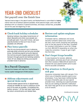 Year-end-checklist