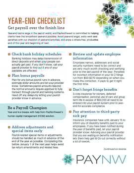 Year-end-checklist