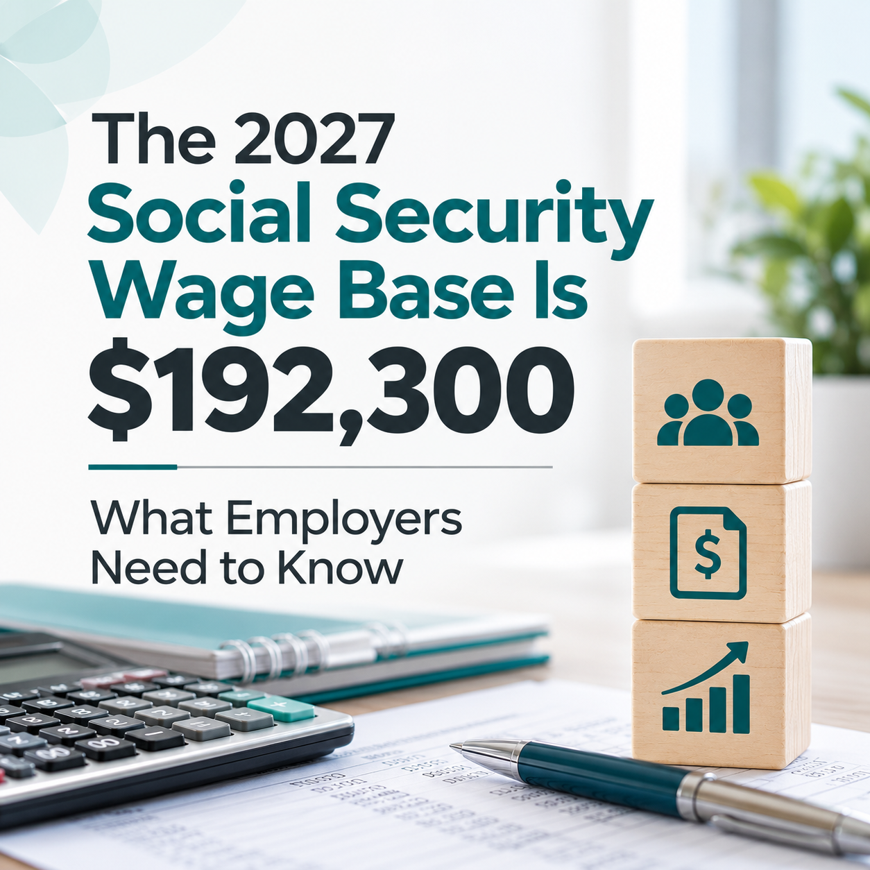 The 2027 Social Security Wage Base Is $192,300: What Employers Need to Know