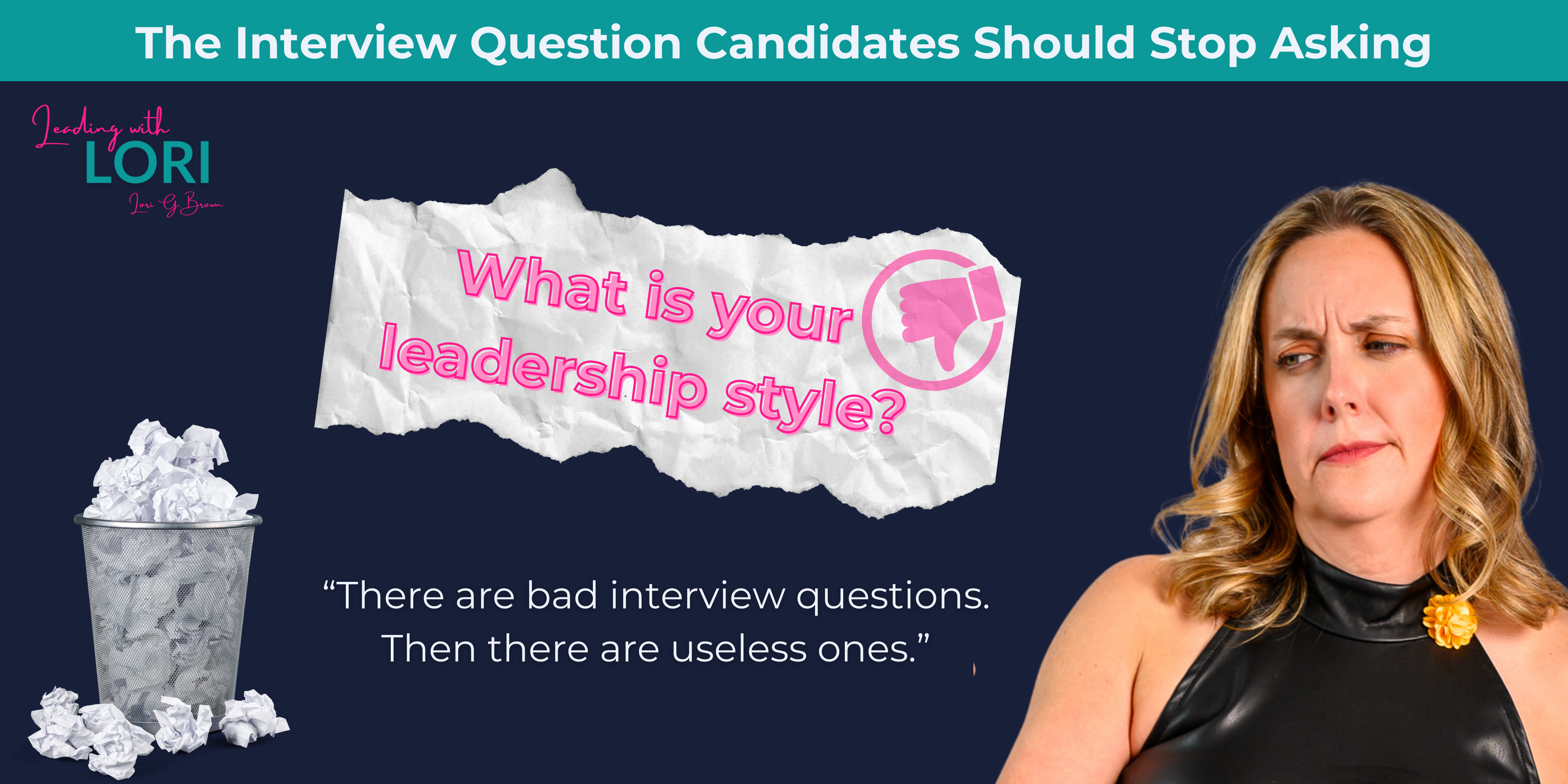 The Interview Question Candidates Should Stop Asking