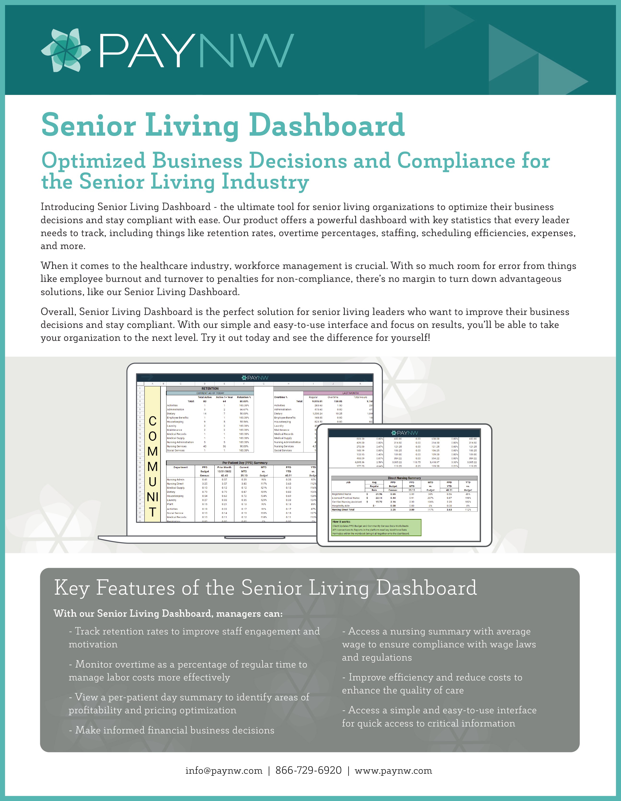 PayNW - Senior Living Dashboard - Cover