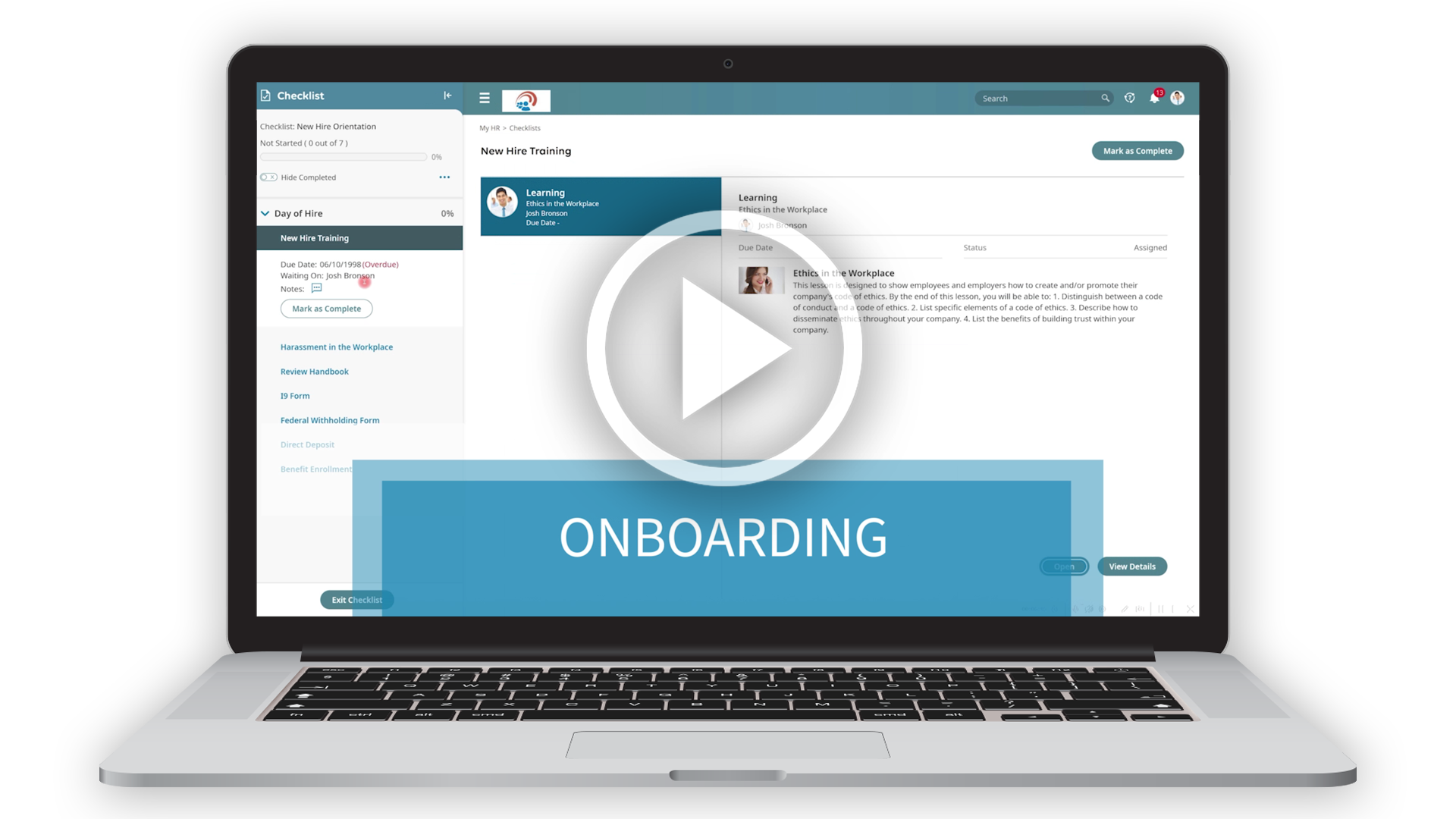 Onboarding Software Demo Video Thumbnail Image