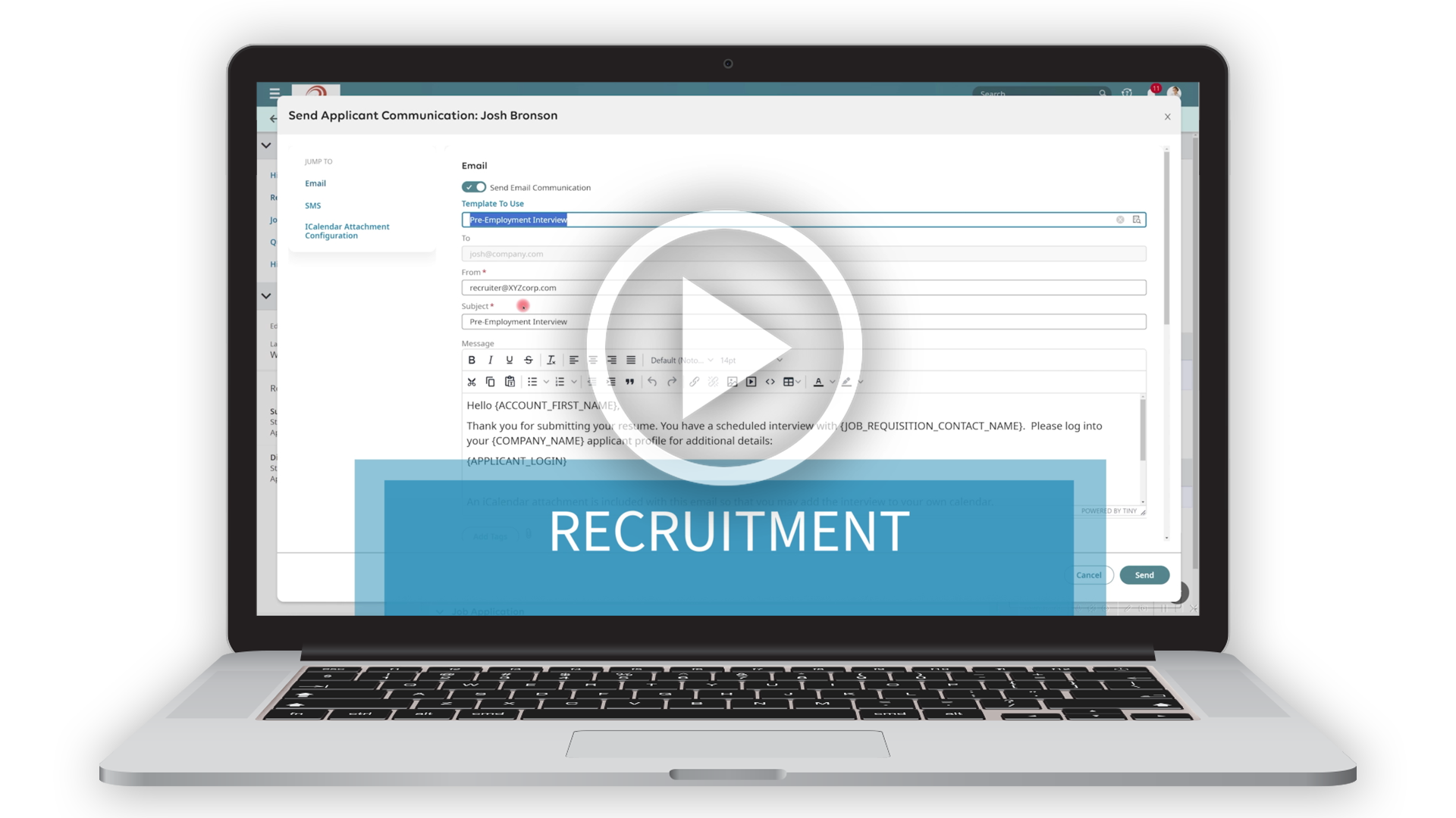 Recruitment Software Demo Video Thumbnail Image