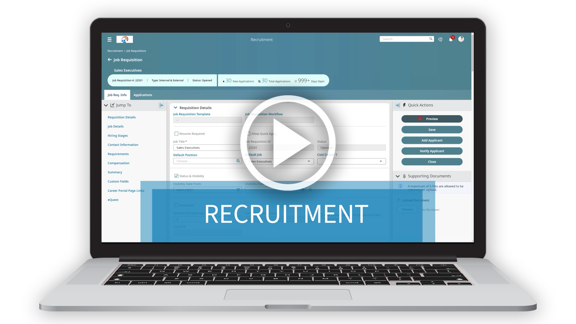 Recruitment Software Demo Video Thumbnail Recruitment Software Demo Video Thumbnail