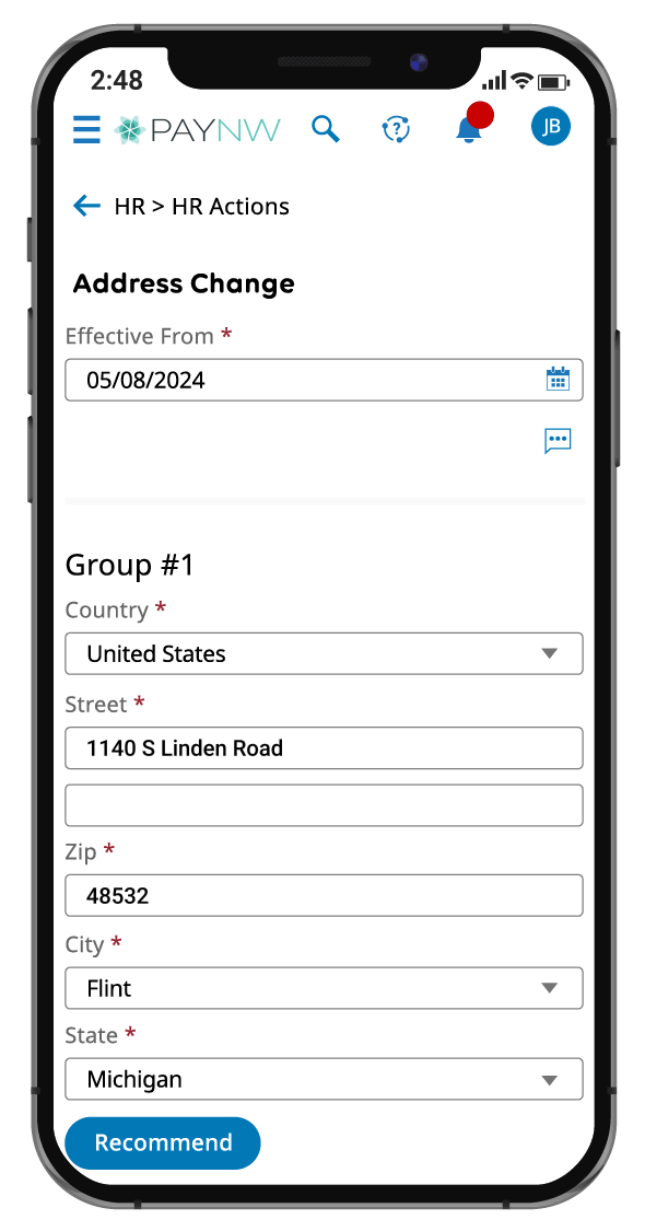PayNW Mobile HR Software